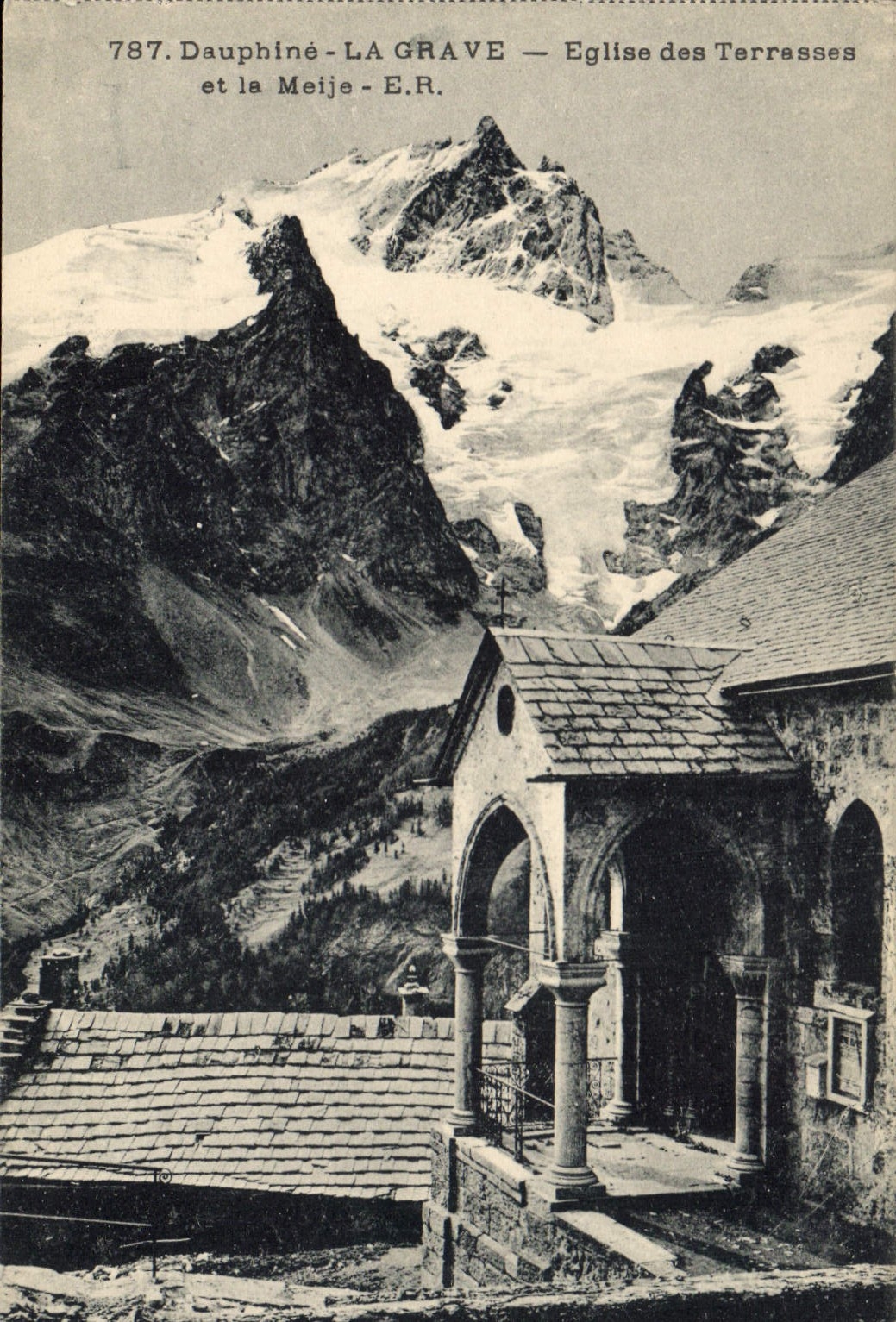 CPA Le Dauphine La Grave Sur le Glacier de la Meije 