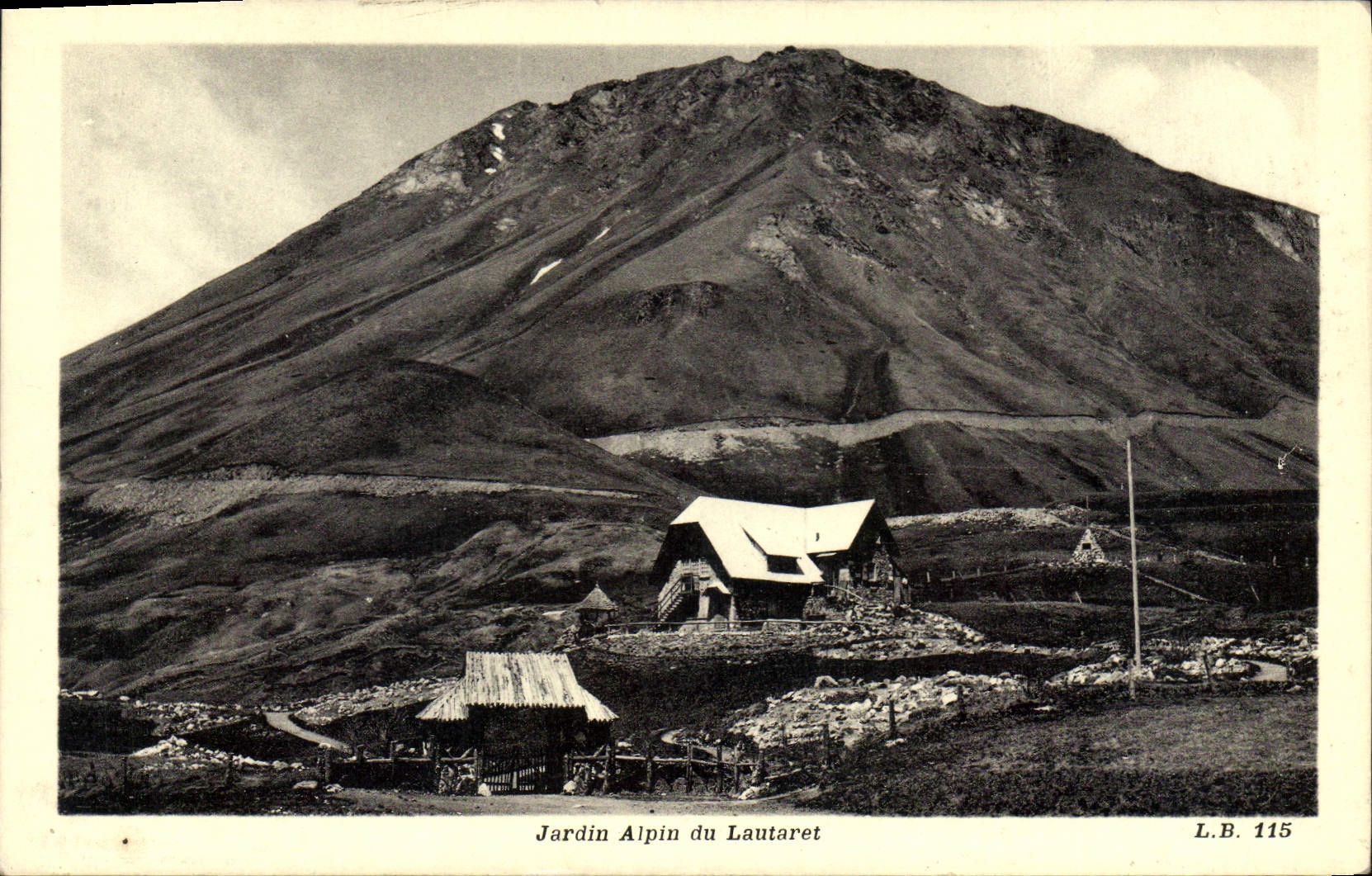 Jardin Alpin du Lautaret — vue du mont Lautaret — L.B. 115