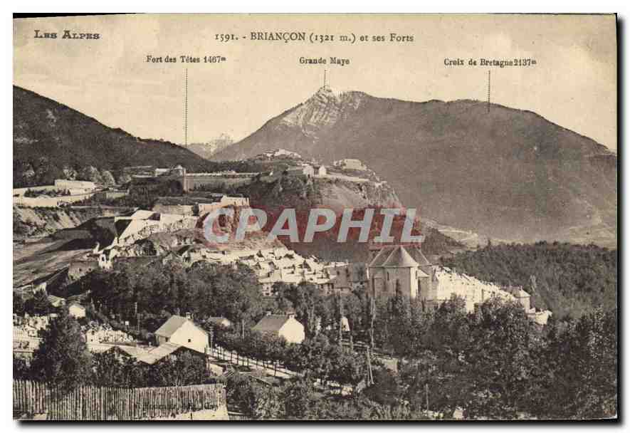 BRIANÇON (1321 m.) et ses Forts — Les Alpes