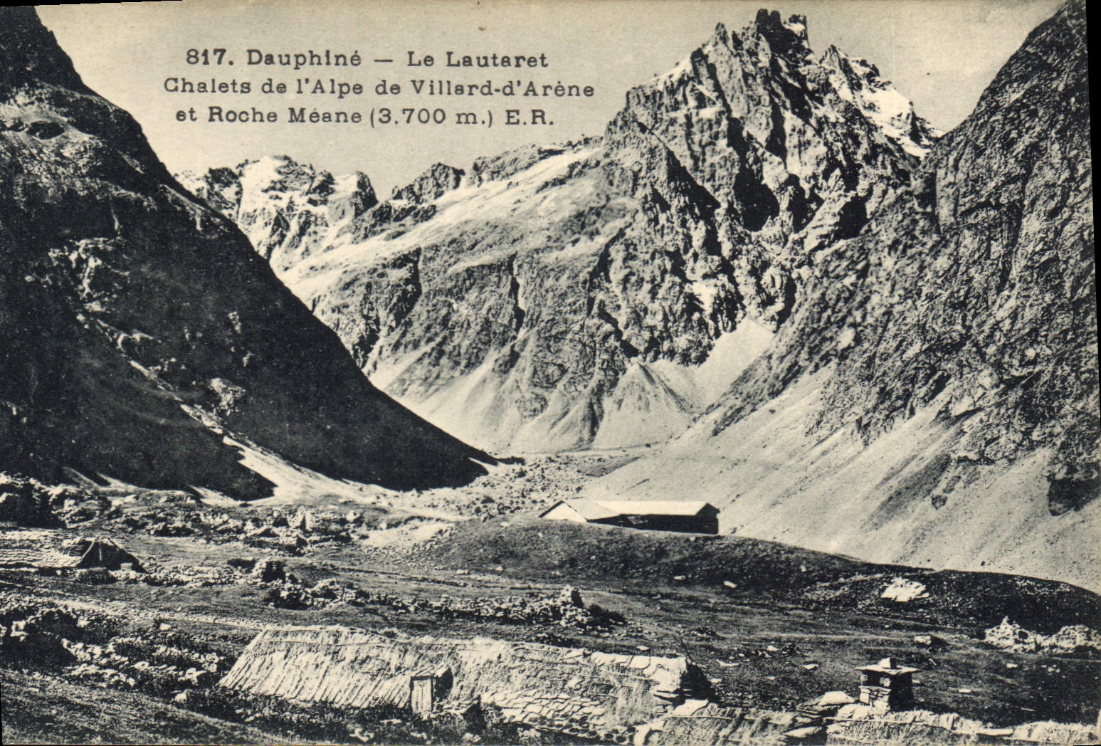 CPA Dauphine Le Lautaret Chalets de l'Alps de Villard d'Arene et Roche Meane 