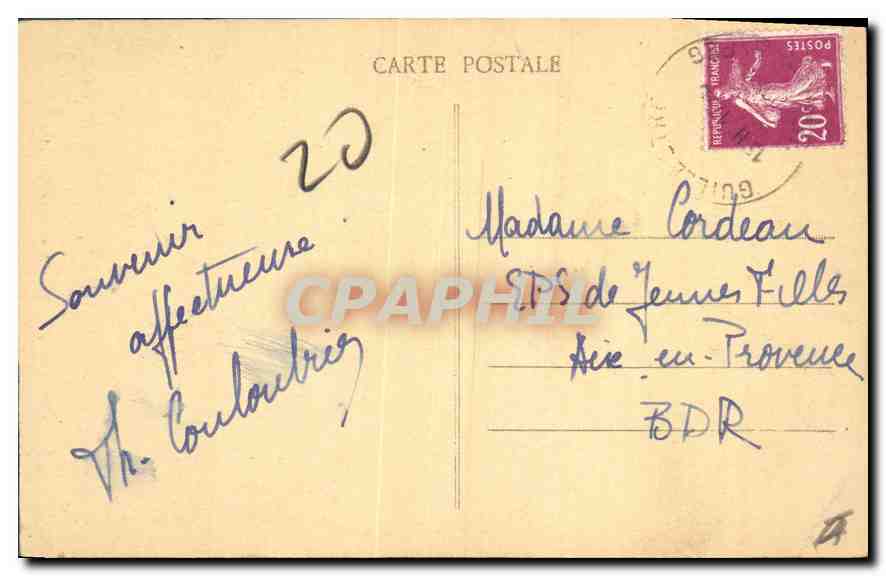 Les Alpes — Vallée du Queyras, Les Gorges du Guil — éditeur : Ville Joliot, Gap, n° 359 — Back
