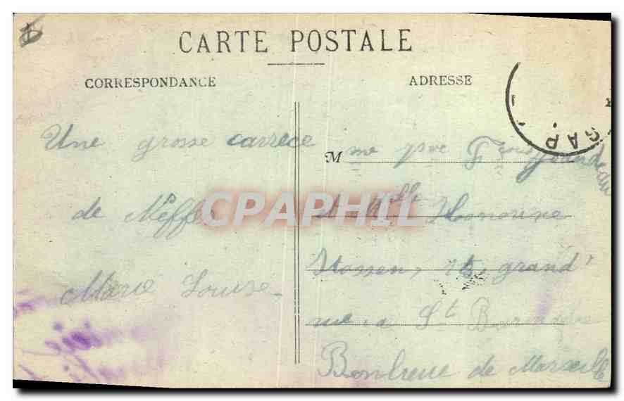 Gap (735 m.) — Vue générale prise de la Route de Veynes — V. Fournier, édit. Gap — Rückseite
