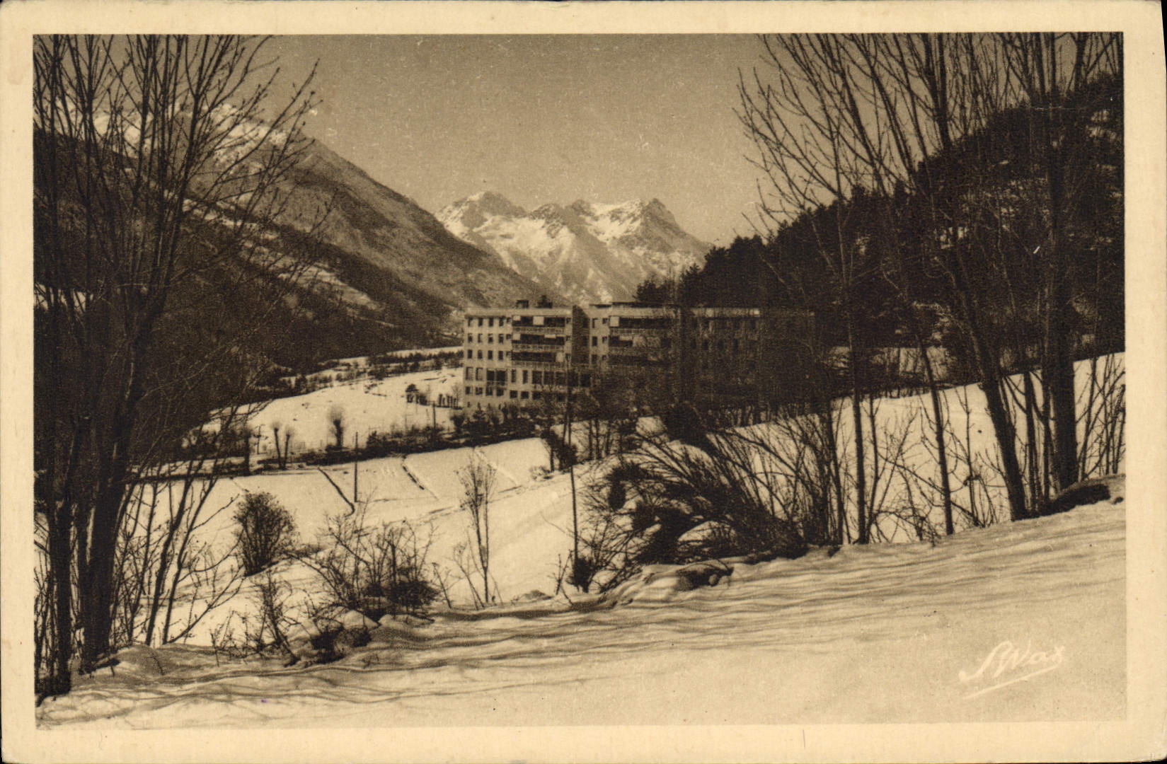 Sanatorium de Chantoiseau — Briançon (1325 m.) — Le Briançonnais Artistique