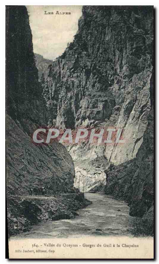 Gorges du Guil à la Chapeluc — Vallée du Queyres — éditeur Jambert, Gep