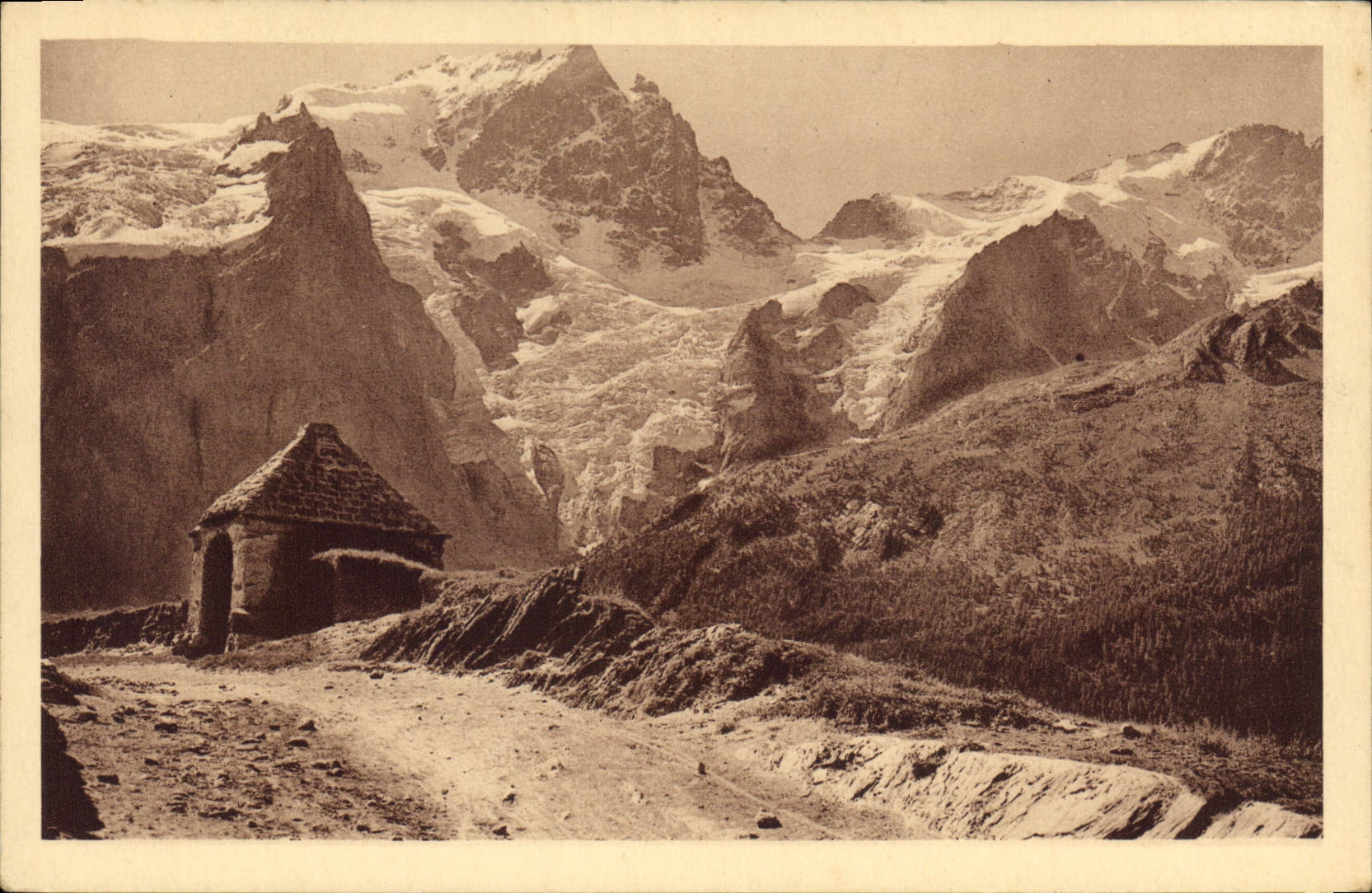 Glaciers of Meige — 3987 m — Rougny, Publisher, Tabac-Alpes