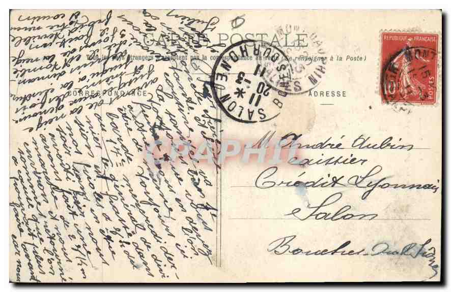 Les Gorges de la Chapelle et le Guil — V. Fournier, édit., Gap — Verso