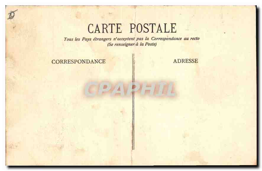 CPA Environs de Briancon Le Chaberton  — Rückseite