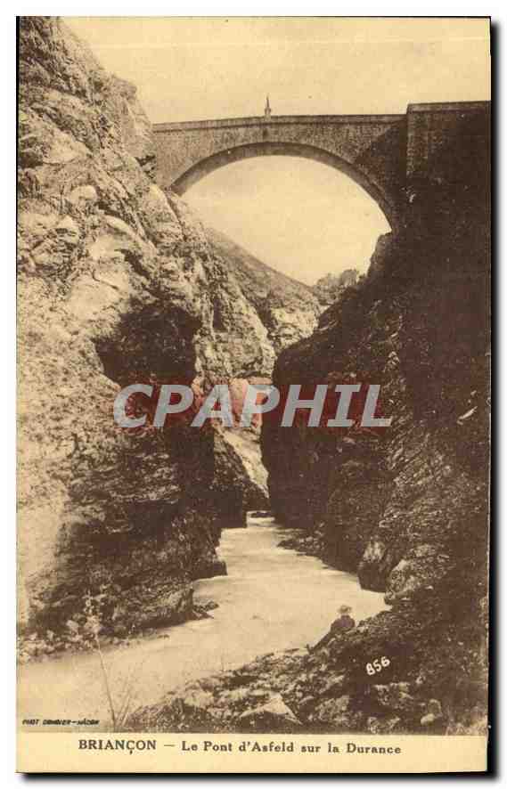 CPA Briancon Le Pont d'Asfeld sur la Durance 