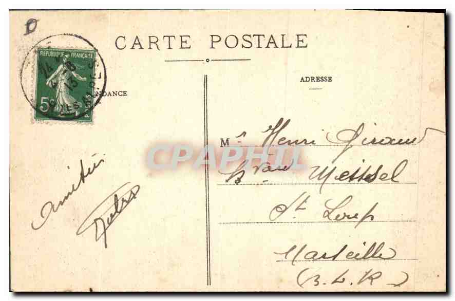 Les Alpes - Queyras - En montant au Viso - Le Lac Egourgéou — V. Fournier, édit., Gap — Reverso