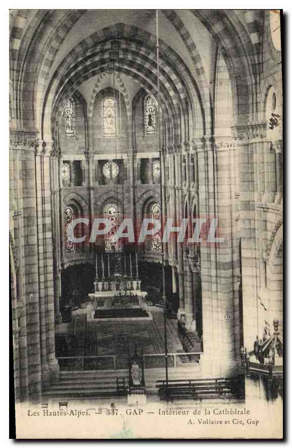 CPA Les Hautes Alpes Gap Interieur de la Cathedrale 