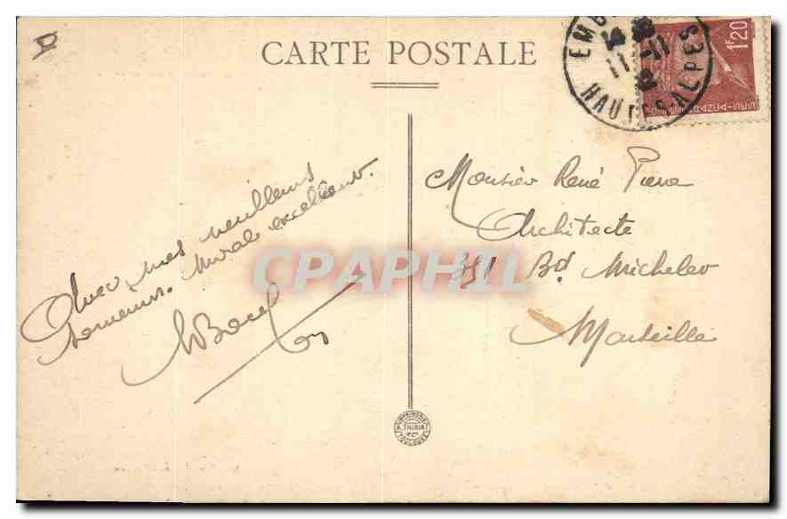 Embrun — Vue générale de la Cathédrale (XIe siècle) — Lib. Pap. Goujon & Embrun, n° 469 — Reverso