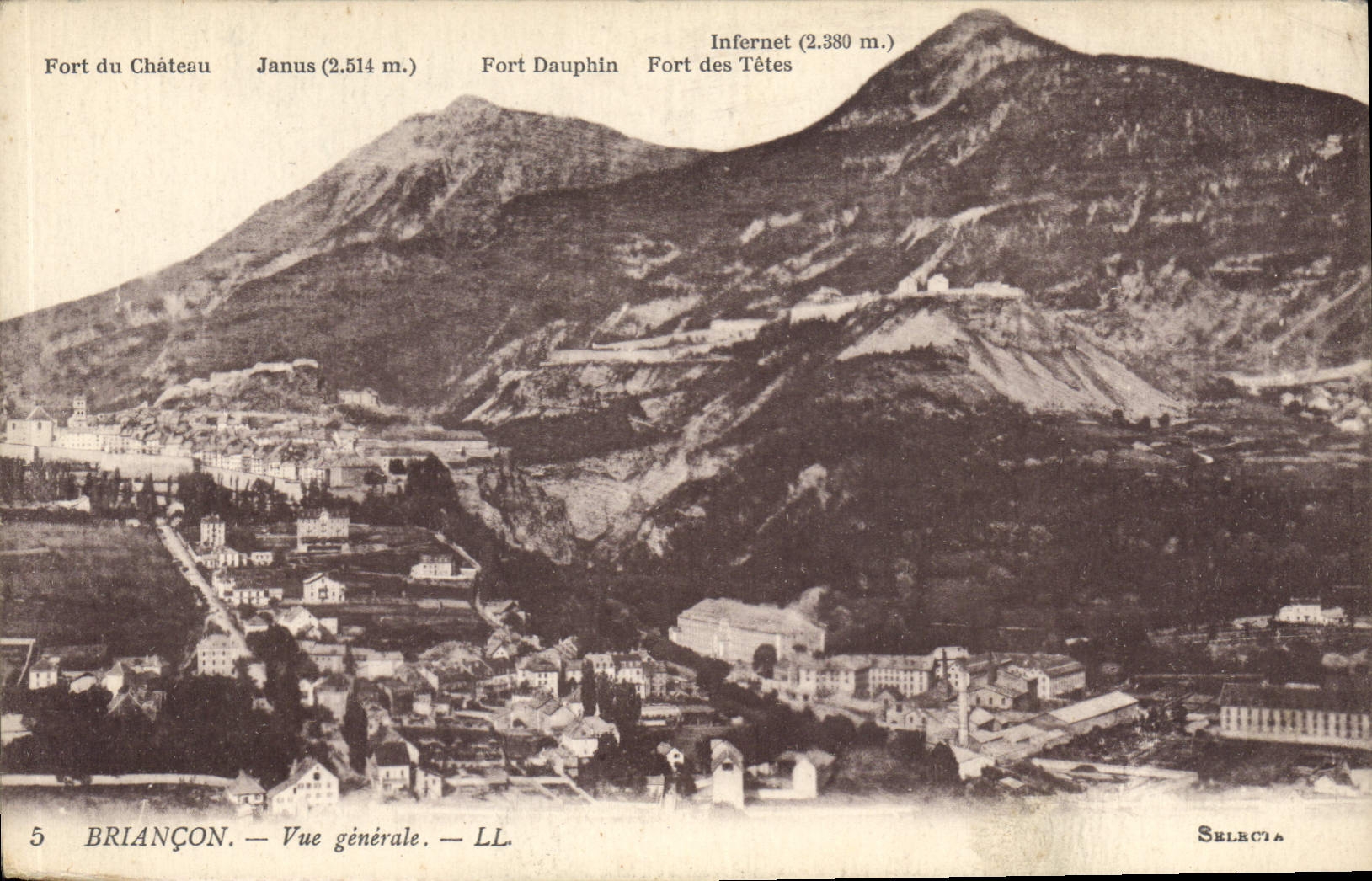 Briançon — Vue générale — LL. — Sélectia - Anverso