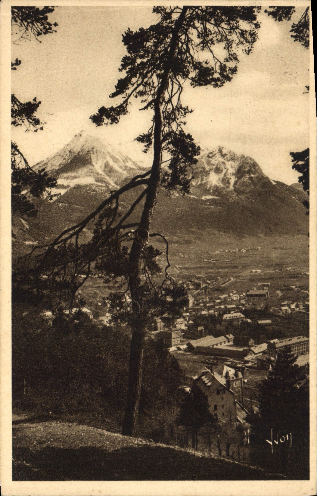 Briançon (Hautes-Alpes) — Le faubourg Ste-Catherine et le Mélezin — Les Éditions d'Art Yvon, n°91