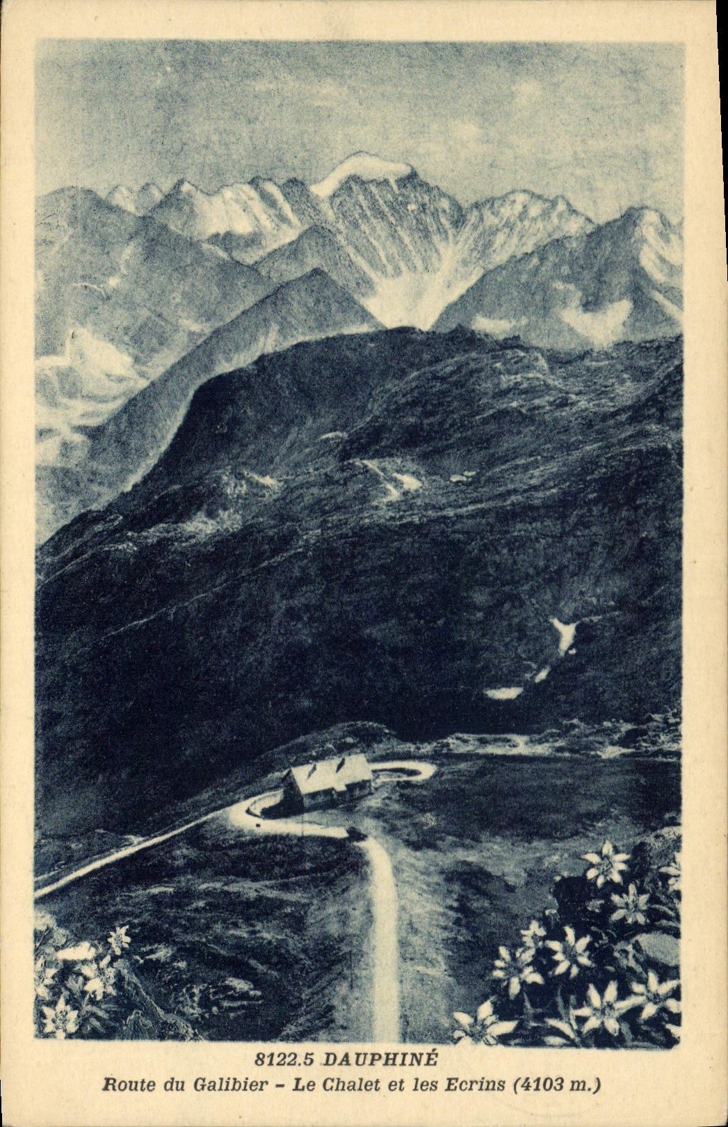 Route du Galibier - Le Chalet et les Ecrins (4103 m.) — Dauphiné — Restaurant du Galibier