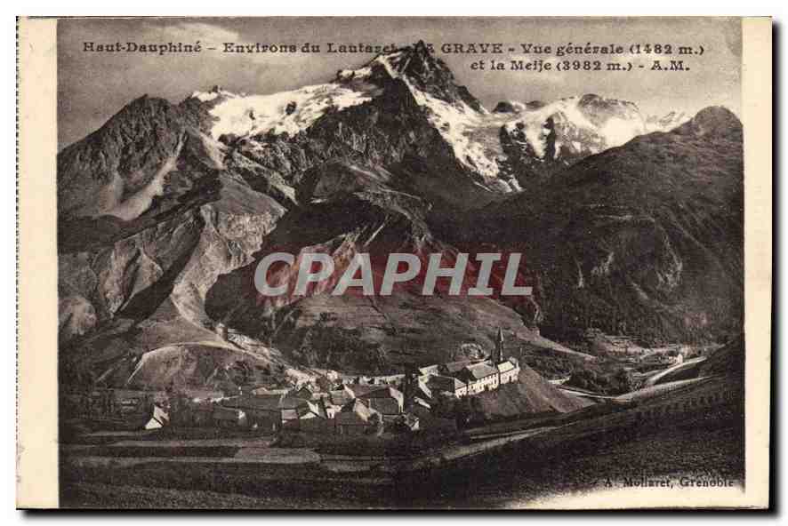 Environ du Lautarech et la Meije (3982 m.) - A.M. - A. Mollaret, Grenoble