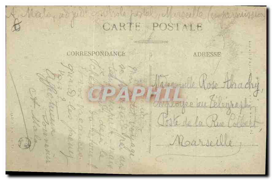 CPA Route du Lautaret et la Meije  — Rückseite