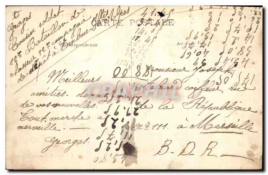 Embrun - Vue générale - Au fond, Crêtes de Boussolène (2822) — Reverso