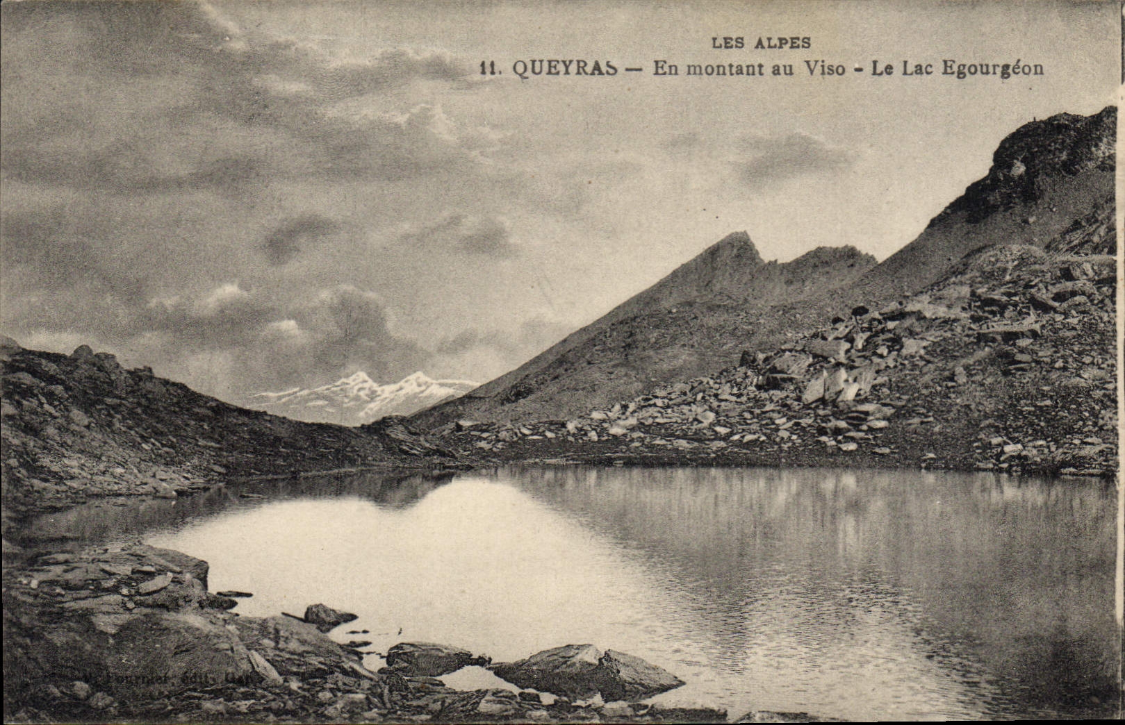 Queyras — En montant au Viso — Le Lac Egourgeon — Ponrrier édit. 11