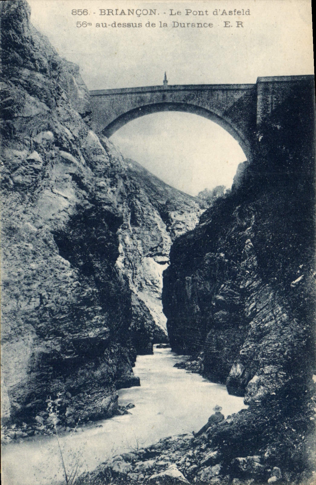 BRIANÇON - Le Pont d'Asfeld au-dessus de la Durance - E.R. - n°856