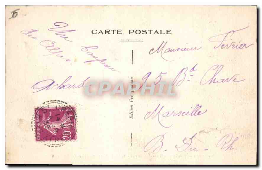Briançon — Ville la plus élevée de l'Europe — Vallée de Fontchristiane et Ste-Catherine — Reverso