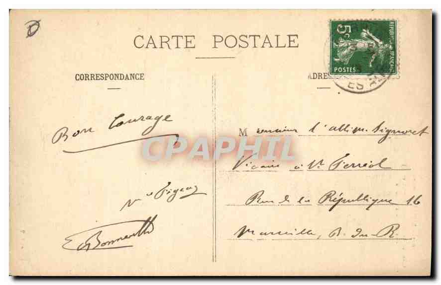CPA Embrun Clocher de la Cathedrale  — Rückseite