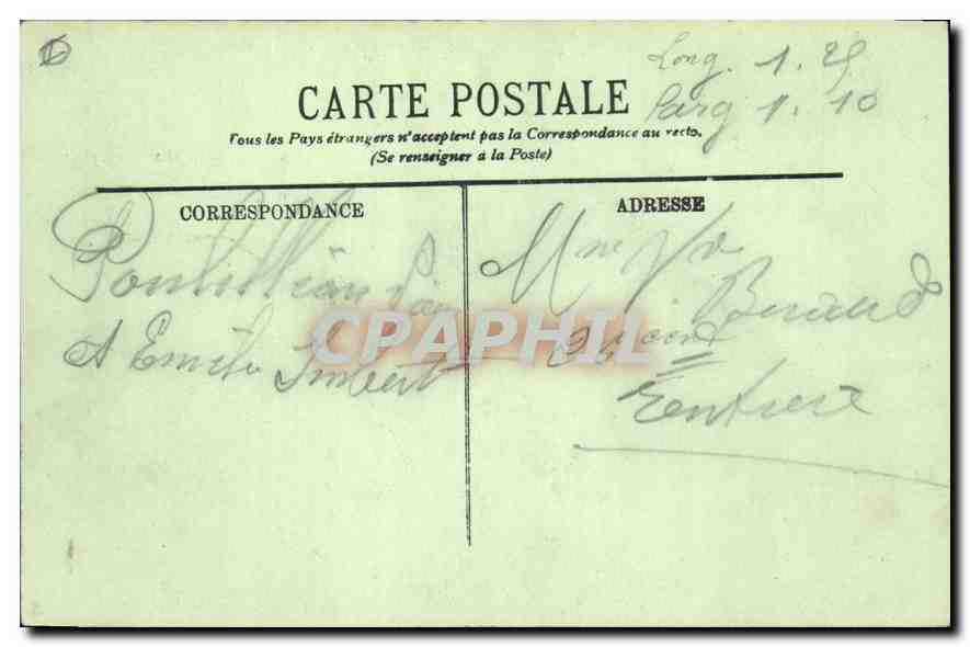BRIANÇON — Le Pont Asfeld — LL. n°56 — Verso