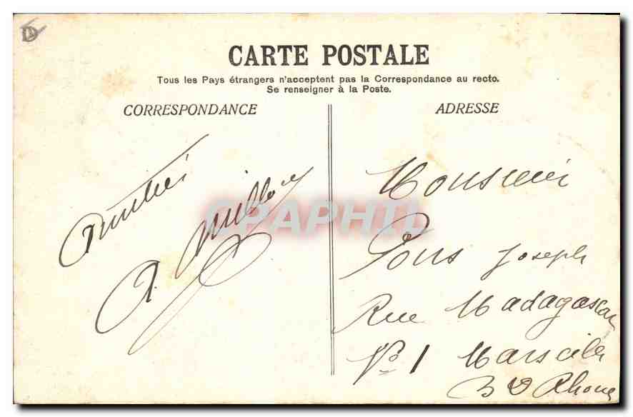 CPA Dauphine Briancon et ses forts Vue generale  — Rückseite