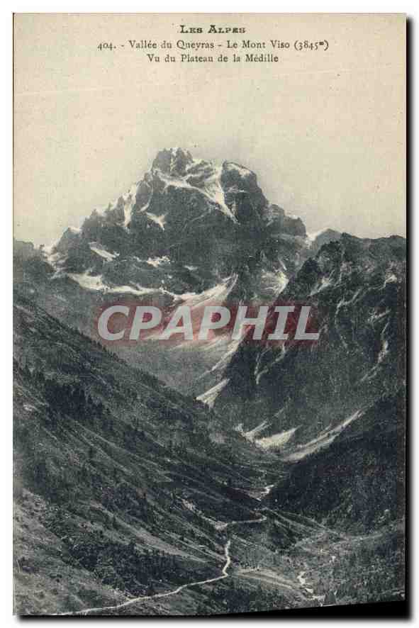 Les Alpes — Vallée du Queyras - Le Mont Viso (3845m) — Vu du Plateau de la Médillie — Série 404