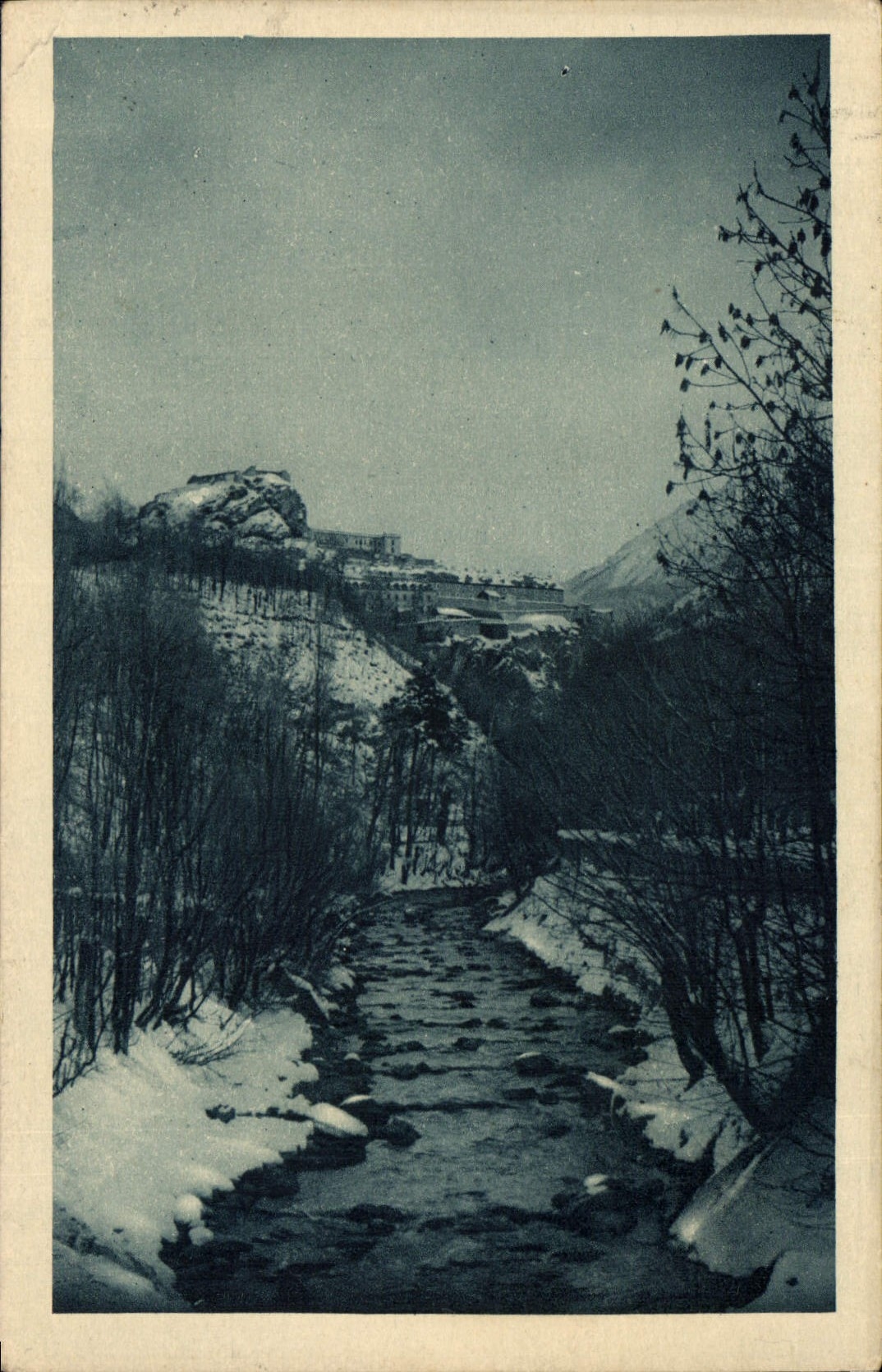La Durance en hiver (Alpes) — Édition L. MAURICE BRHANON — n° 401 Carnidé