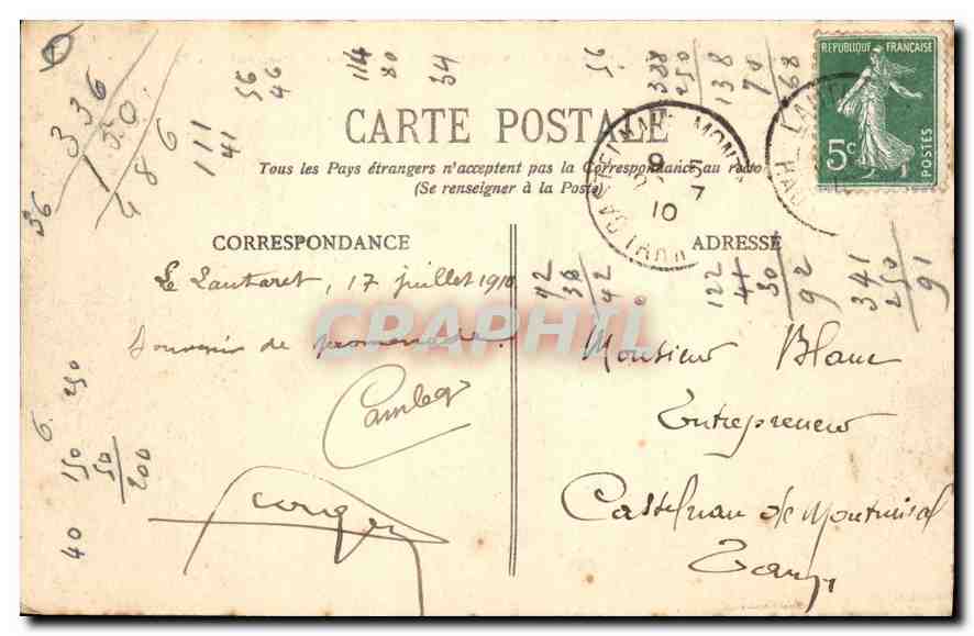 Le Lautaret, les Hôtels et le massif du Combeynot — Dauphiné — E. R. n°824 — Reverso