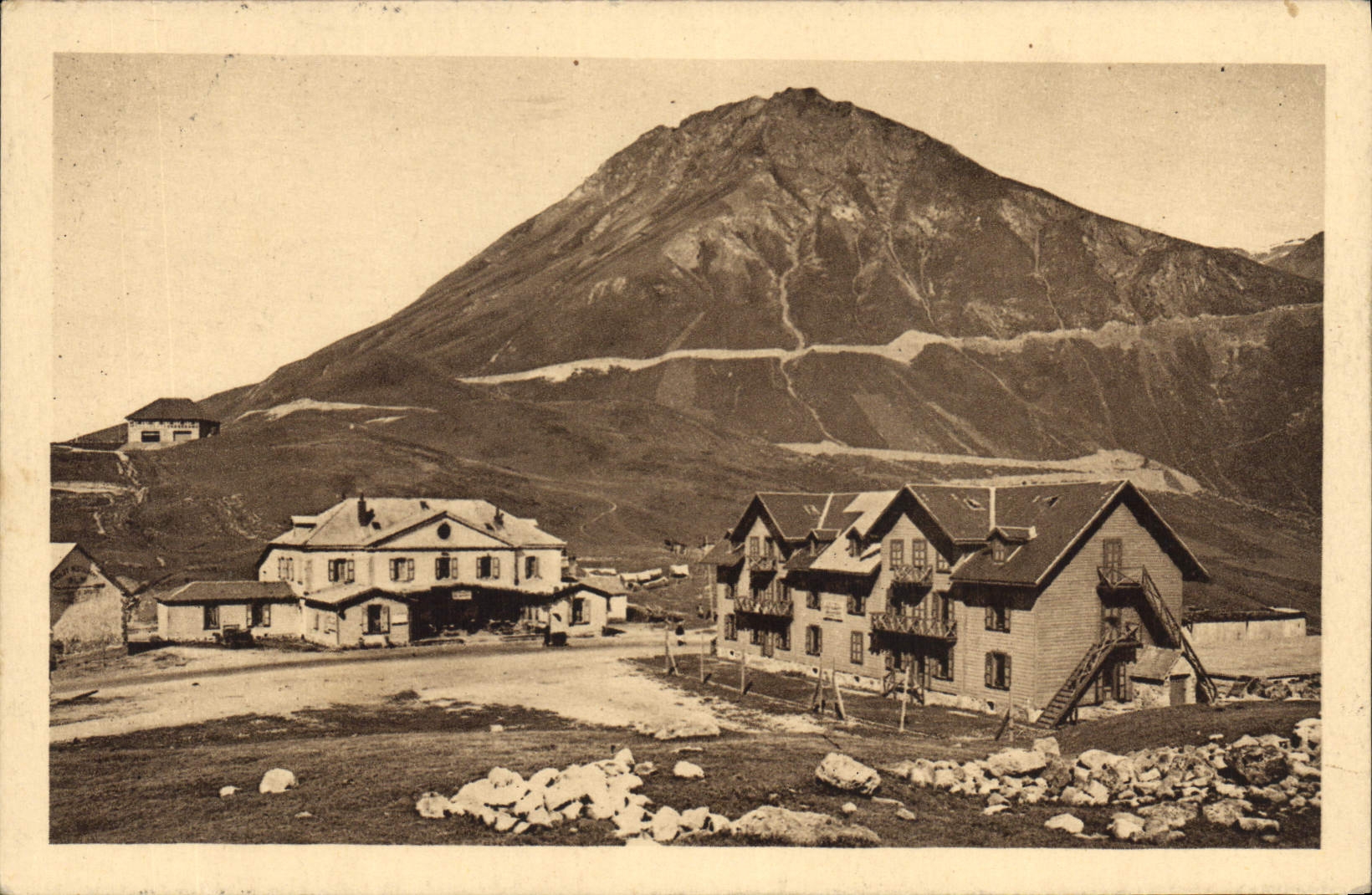 Col du Lautaret — Hôtel des Glaciers (2058 m) — Éditeur : Hôtel des Glaciers, Bonnabel Propre
