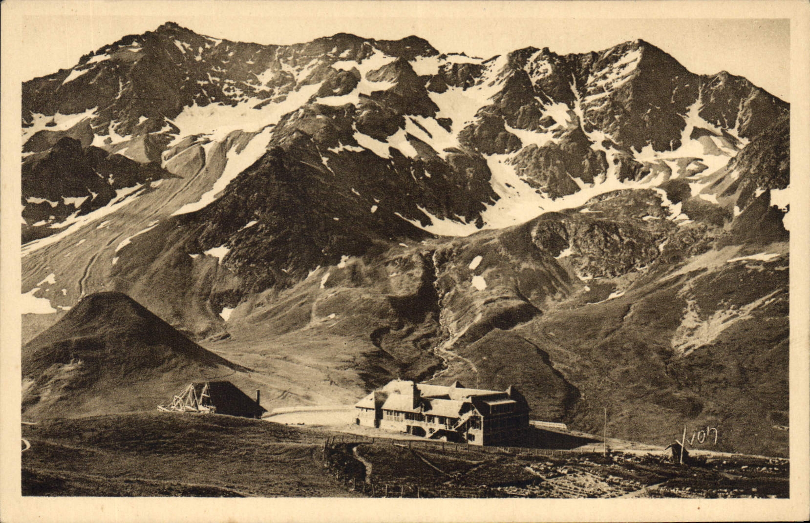 Col du Lautaret — Chalet du P.-L.-M. et Massif du Combeynot — Les Éditions d'Art 'WON', Paris