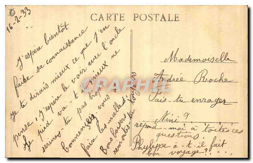 Pont Baldy sur la Cerveyette — Briançon — éditeur Joubert, Gap, n° 166 — Reverso
