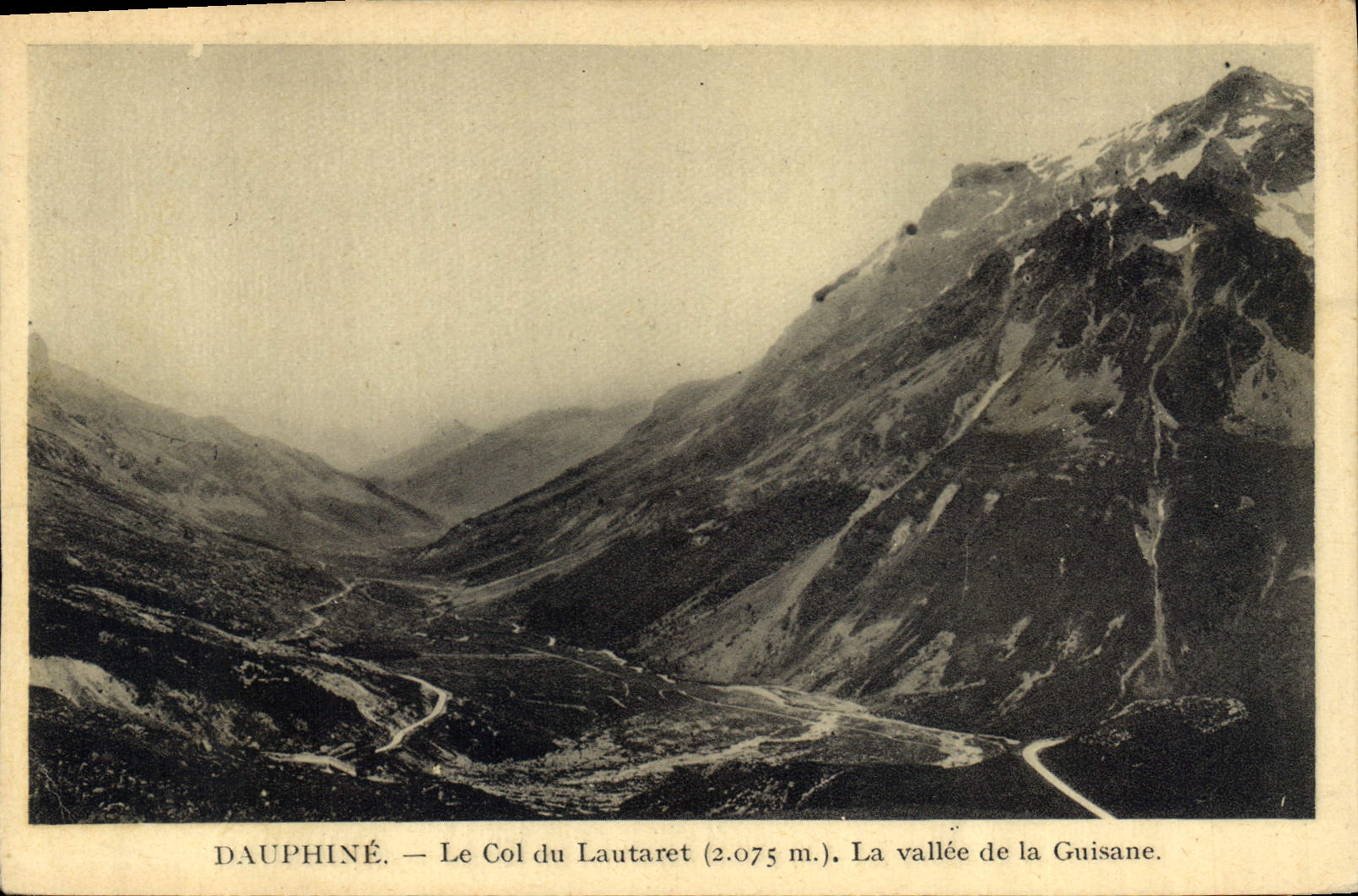 Dauphiné — Le Col du Lautaret (2.075 m.) — Hôtel des Glaciers, Bornabel