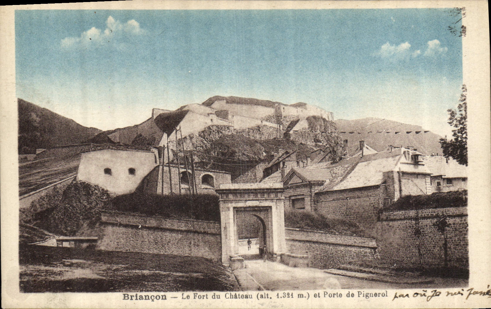 Briançon — Le Fort du Château (alt. 1.324 m.) et Porte de Pignerol