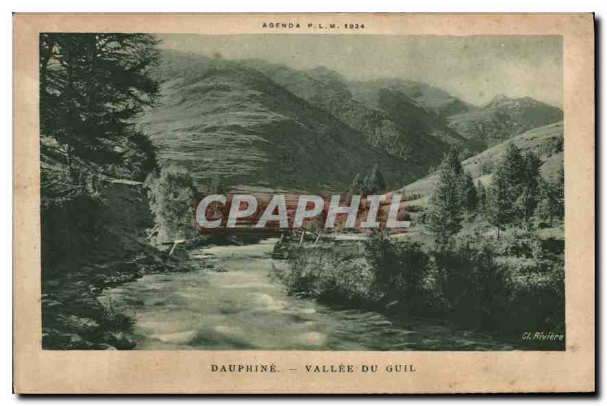 Dauphiné — Vallée du Guil — Agenda P.L.M. 1924