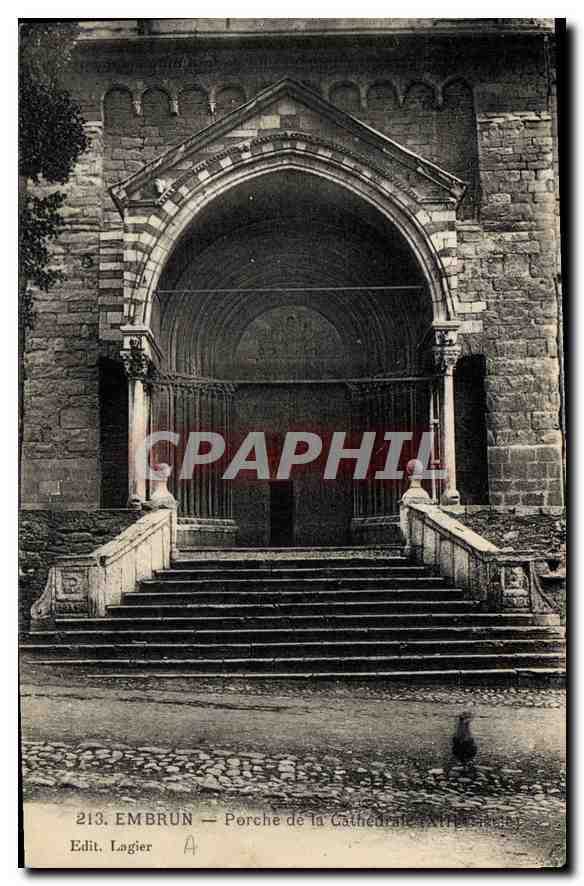 Embrun — Porche de la Cathédrale — Edit. Lagier n°213