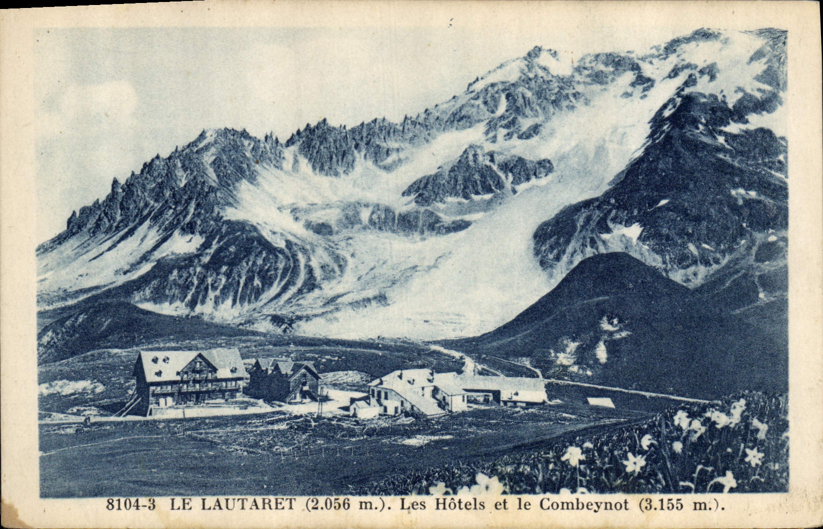 Le Lautaret (2.056 m.) — Les Hôtels et le Combeynot (3.155 m.) — série 8104-3