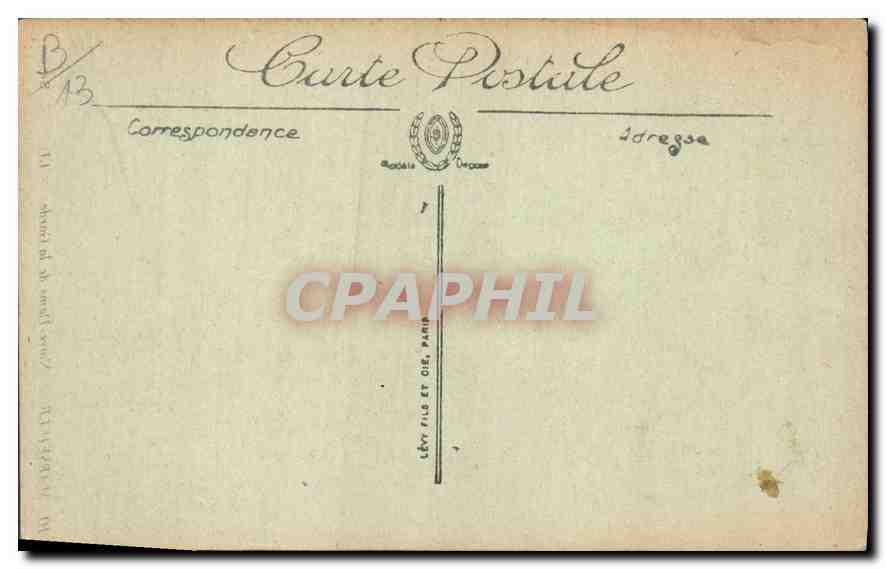 CPA Marseille Notre Dame de la Garde  — Rückseite