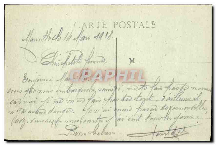 CPA Marseille Notre Dame de la Garde  — Verso