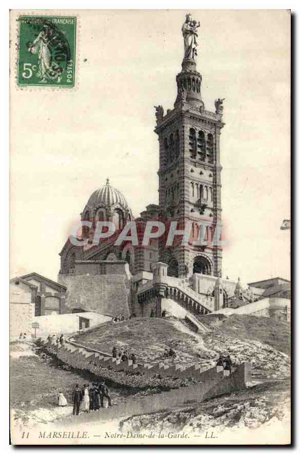 CPA Marseille Notre Dame de la Garde 