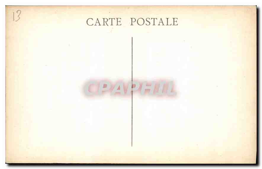 CPA Marseille N D de la Garde  — Rückseite