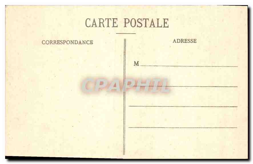 CPA Marseille Notre Dame de la Garde  — Rückseite