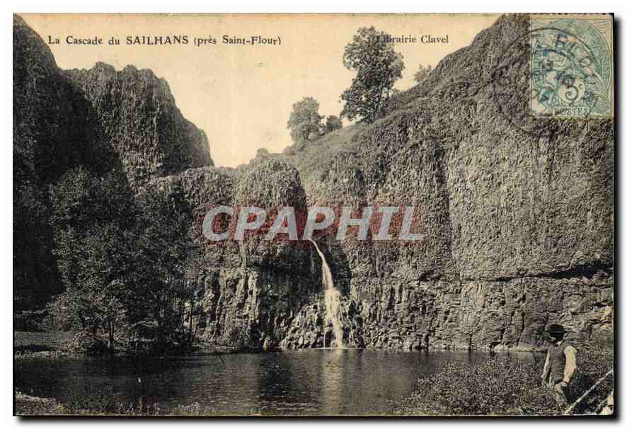 CPA La Cascade du Sailhans Pres Saint Flour 