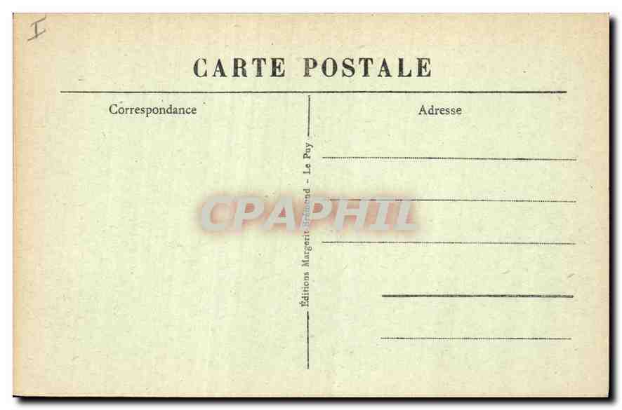 CPA Le Chateau du Saillans pres St Flour Cantal XVI siecle  — Rückseite