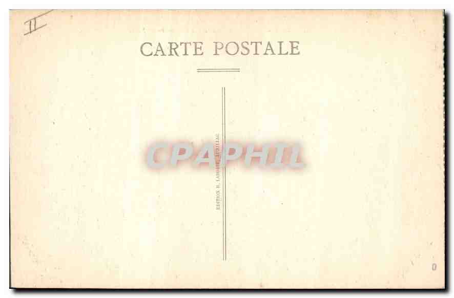CPA Le Cantal Pittoresque Village et chateau du Saillant pres Saint Flour  — Rückseite
