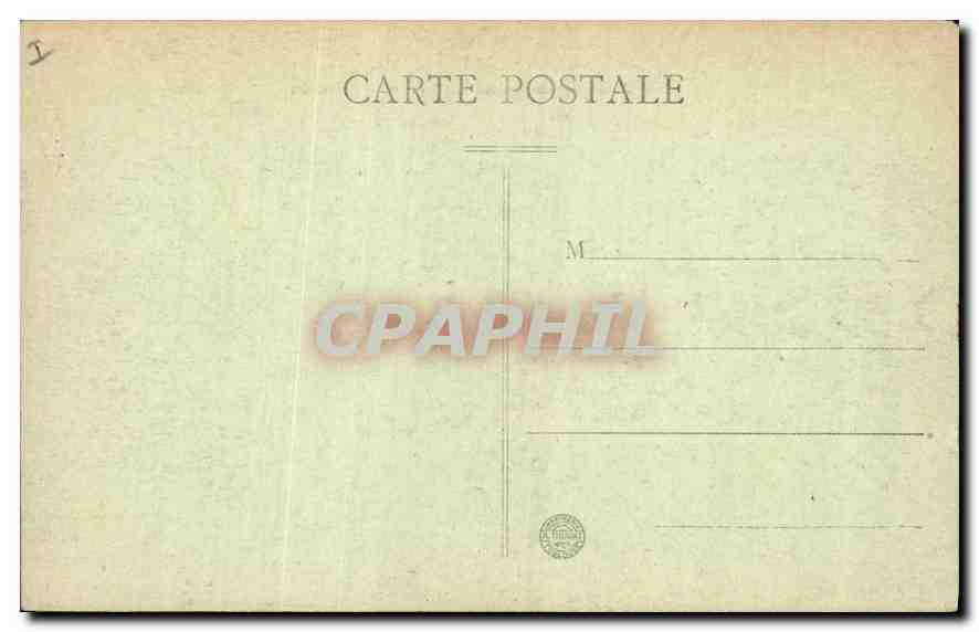 CPA Le Cantal Pittoresque Chateau du Saillant XVI siecle cote Est  — Rückseite