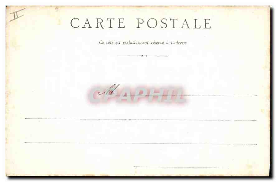 CPA Le Cantal chateau de Sailhans pres St Flour  — Rückseite