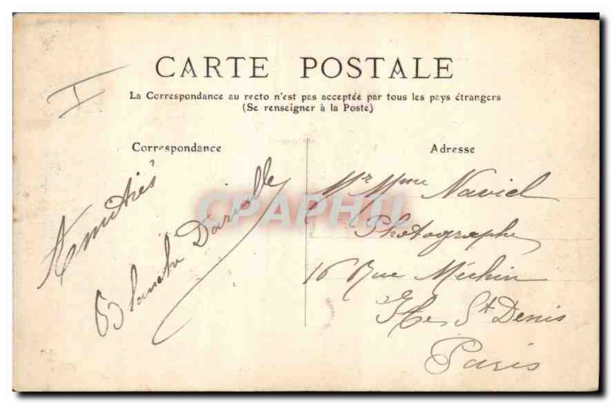 CPA L'Auvergne Cantal le Chateau de Sailhans  — Rückseite