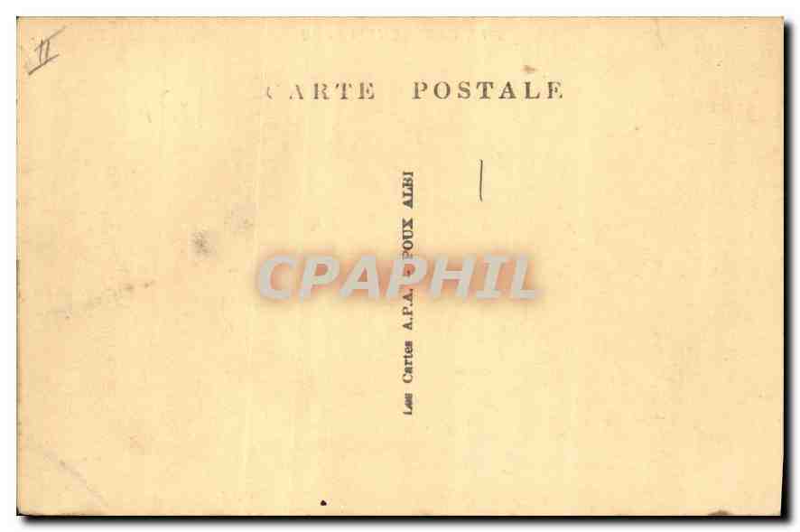 CPA Le Cantal Illustre le Pas de Peyrol et le Puy Mary Automobile — Rückseite